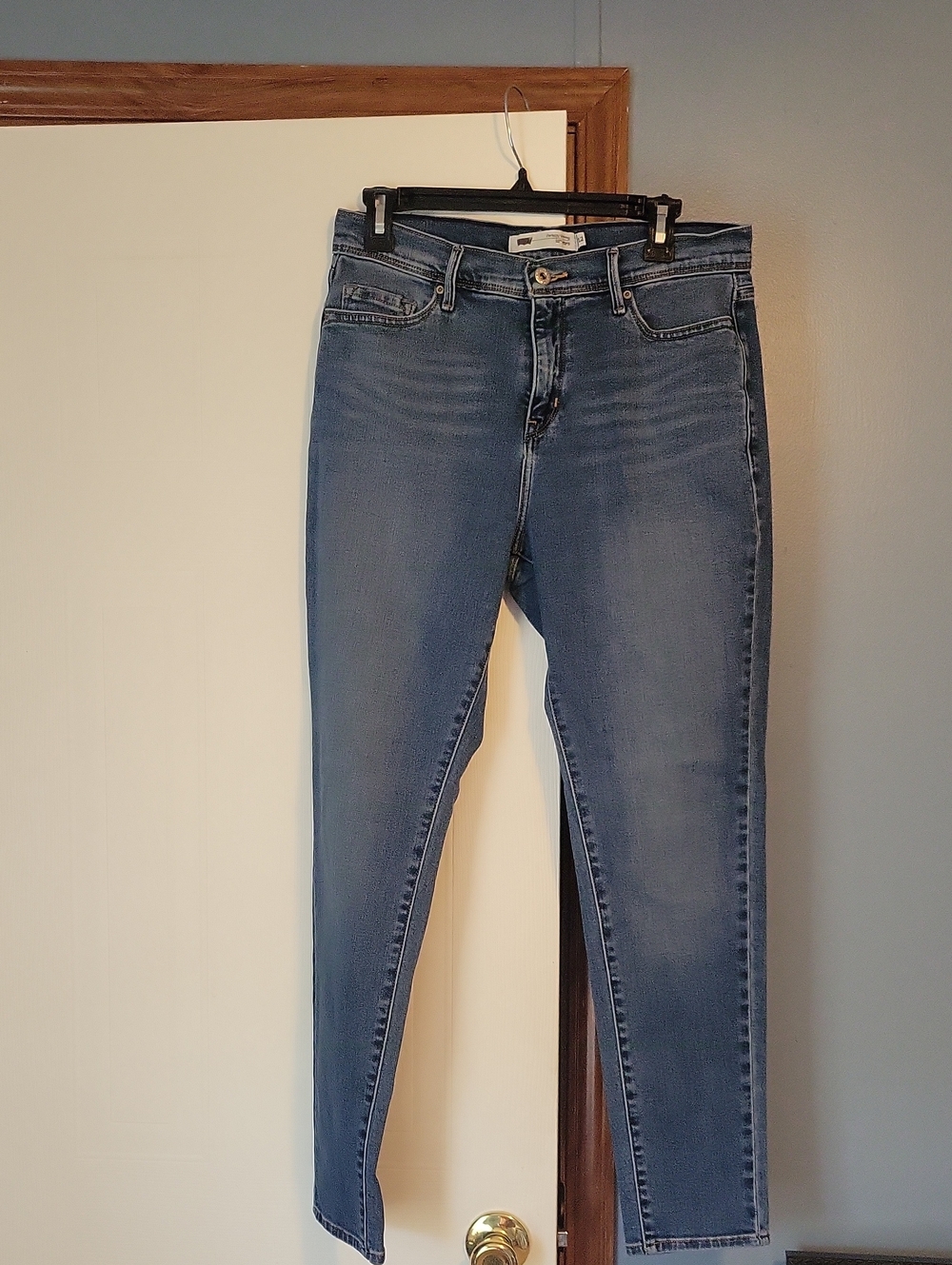 Levis 512 Perfectly Slimming Women’s Legging Blue Jeans Size 12